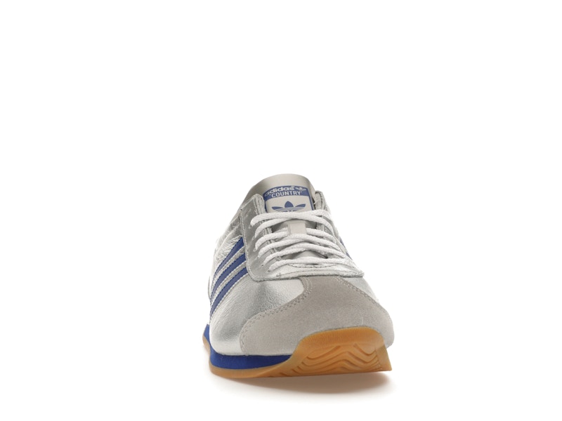adidas Country OG Matte Silver Bright Blue Cloud White