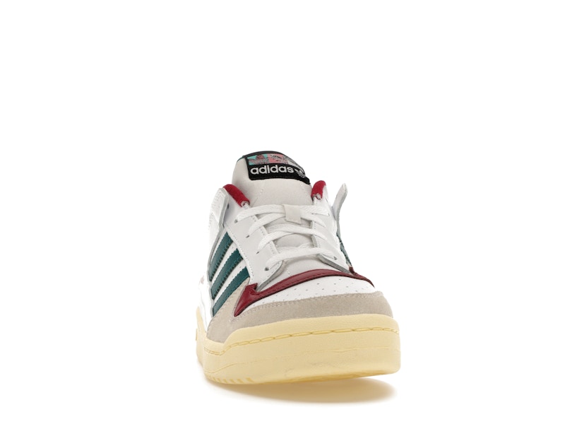 adidas Forum Low White Teal Burgundy