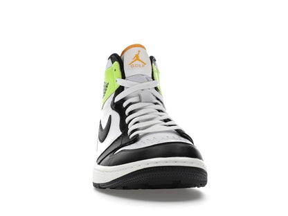 Jordan 1 Retro High Golf White University Gold Volt Black