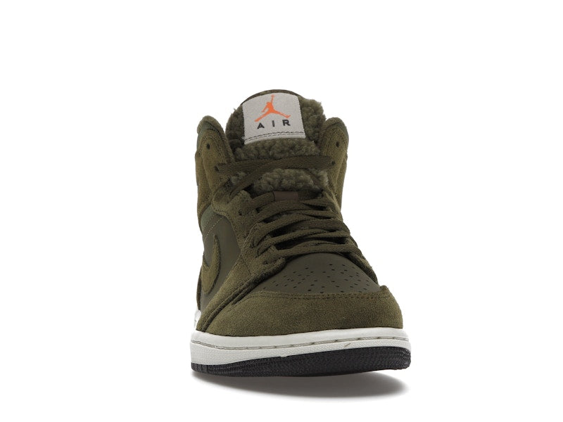 Jordan 1 Mid Olive Canvas (2018)