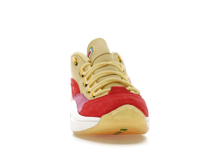 Reebok Question Low BBC Ice Cream Running Dog Yellow Red