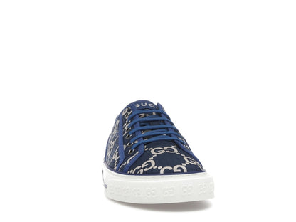 Gucci Tennis 1977 Low GG Monogram Blue