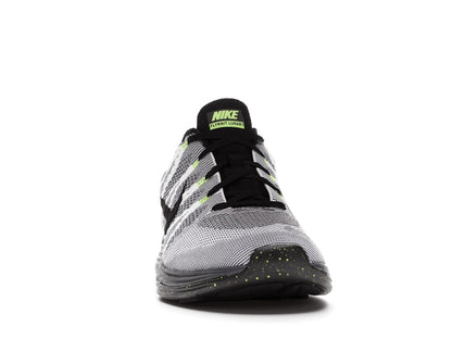 Nike Flyknit Lunar1+ White Black Volt