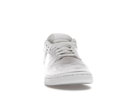 Nike Dunk Low Dover Street Market Triple White Velvet