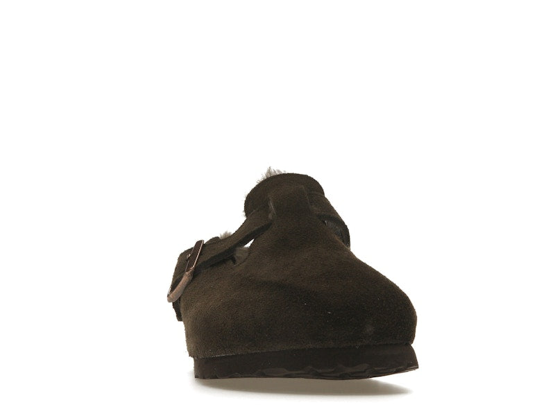Birkenstock Boston Shearling Suede Mocha