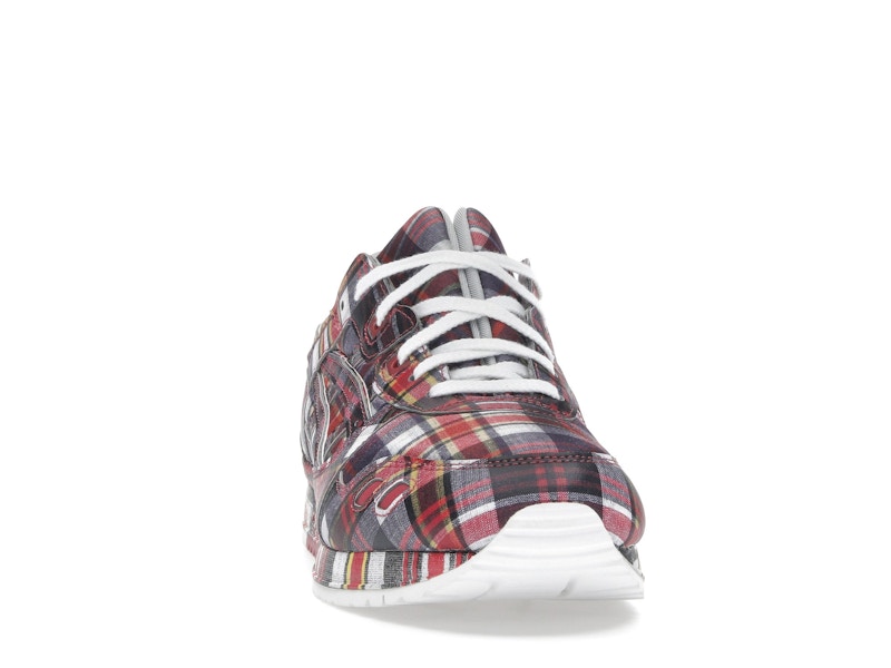 ASICS Gel-Lyte III '07 Remastered Comme des Garçons SHIRT Red Plaid