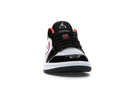 Jordan 1 Low Multi-Color Black Toe (Women's)