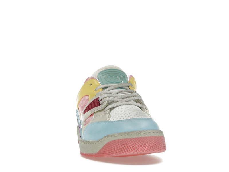 Gucci Basket Low-Top Sneaker Light Blue Demetra Pink (Women's)