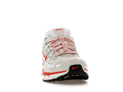 Nike P-6000 White Platinum Tint Black Picante Red (Women's)