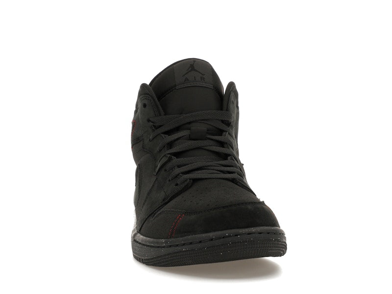 Jordan 1 Mid SE Craft Dark Smoke Red