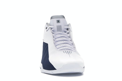 Nike Shox BB4 White Silver Navy