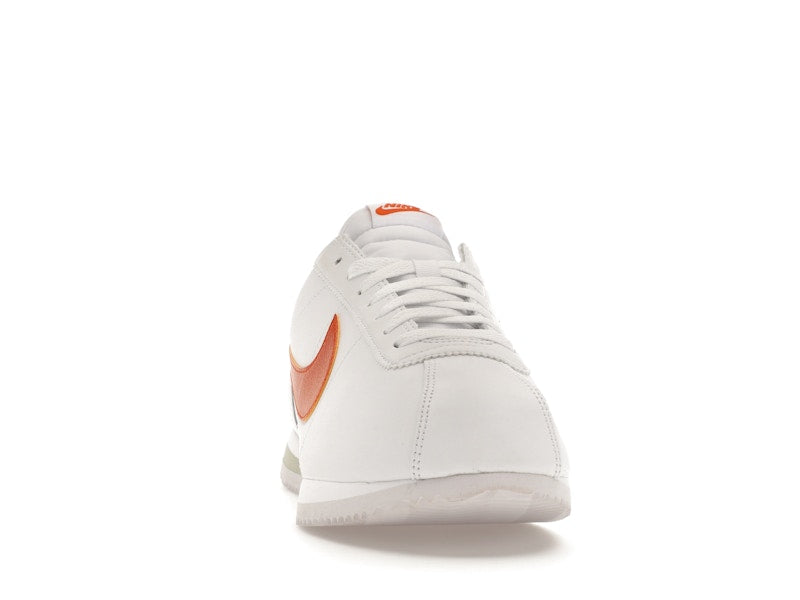 Nike Cortez White Campfire Orange