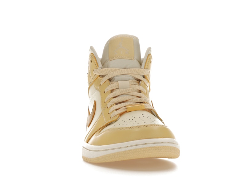 Jordan 1 Mid SE Pale Vanilla Metallic Gold (Women's)