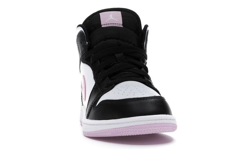 Jordan 1 Mid White Black Light Arctic Pink (PS)