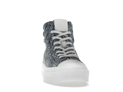 Givenchy City High Top In 4G Denim Blue White