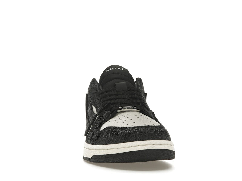 AMIRI Skel Top Low Shimmer Black White