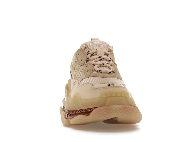 Balenciaga Triple S Clear Sole Beige (Women's)