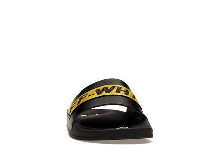 OFF-WHITE Industrial Belt Slides Black Yellow