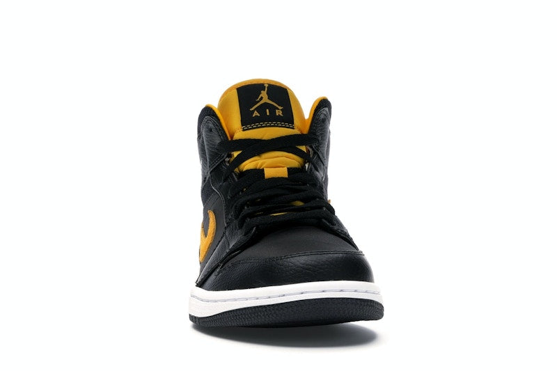Jordan 1 Mid Black University Gold