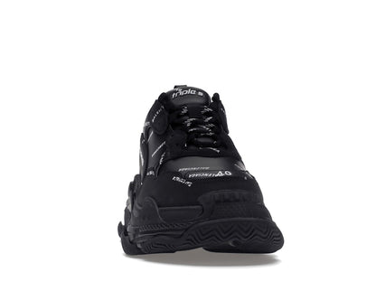 Balenciaga Triple S Black Logo (Women's)