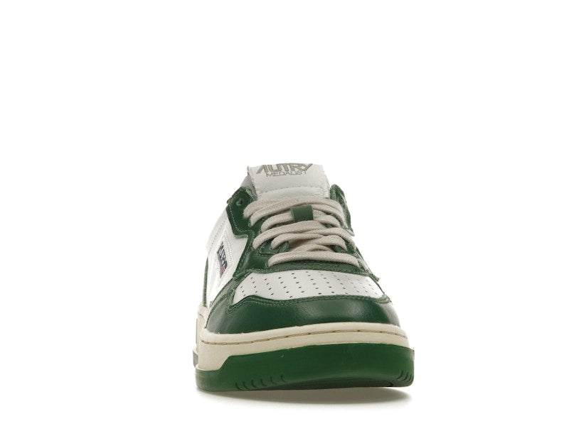 Autry Medalist Leather Low Green White