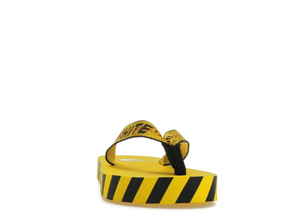 OFF-WHITE Industrial Flip Flops Yellow SS21