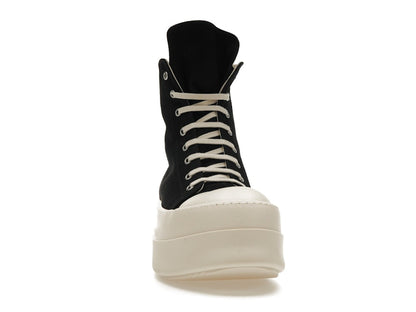Rick Owens DRKSHDW Mega Bumper Sneaks Pentagram Black Pearl Milk