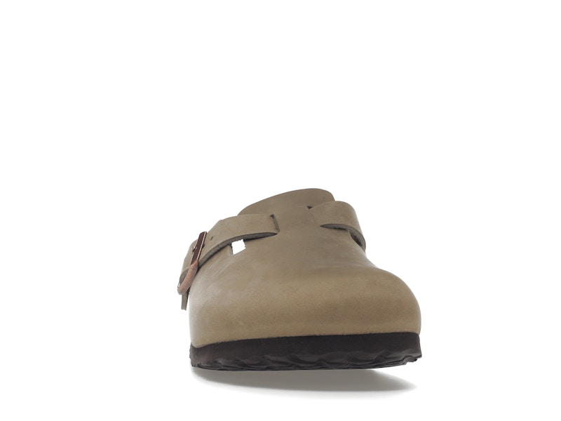 Birkenstock Boston Soft Footbed Oiled Leather Tobacco Brown