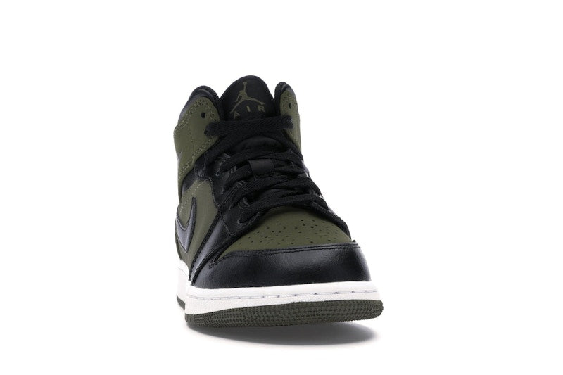 Jordan 1 Mid Olive Canvas Black (GS)