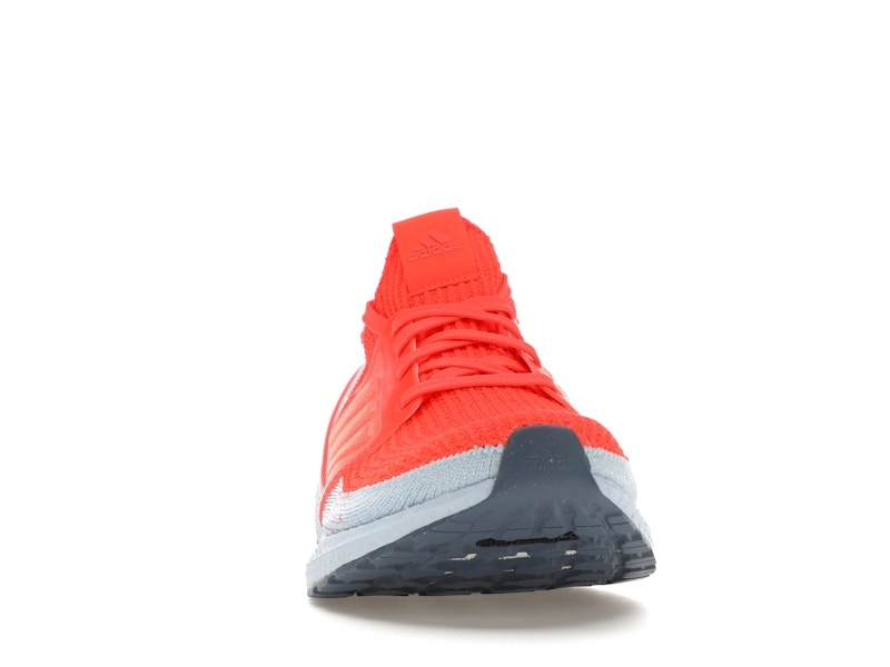 adidas Ultra Boost 19 Solar Red Glow Blue