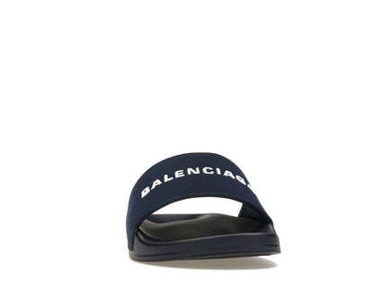 Balenciaga Pool Slide Navy
