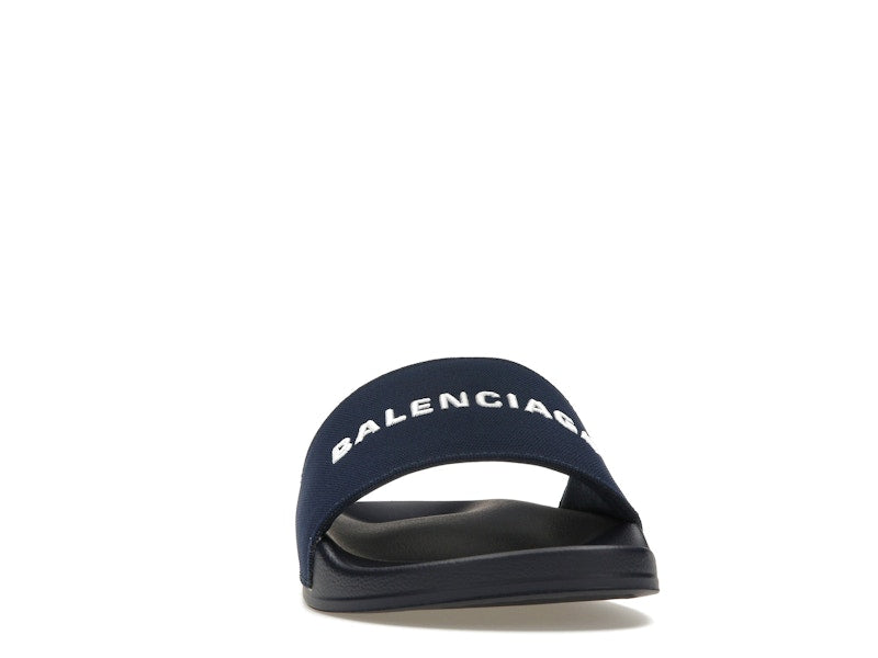 Balenciaga Pool Slide Navy