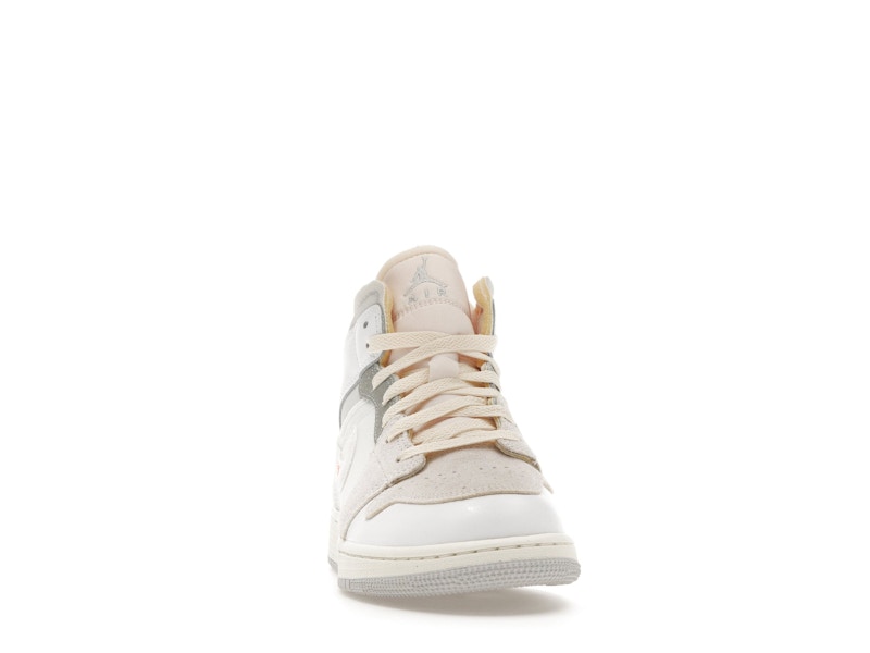 Jordan 1 Mid SE Craft Inside Out White Grey (GS)