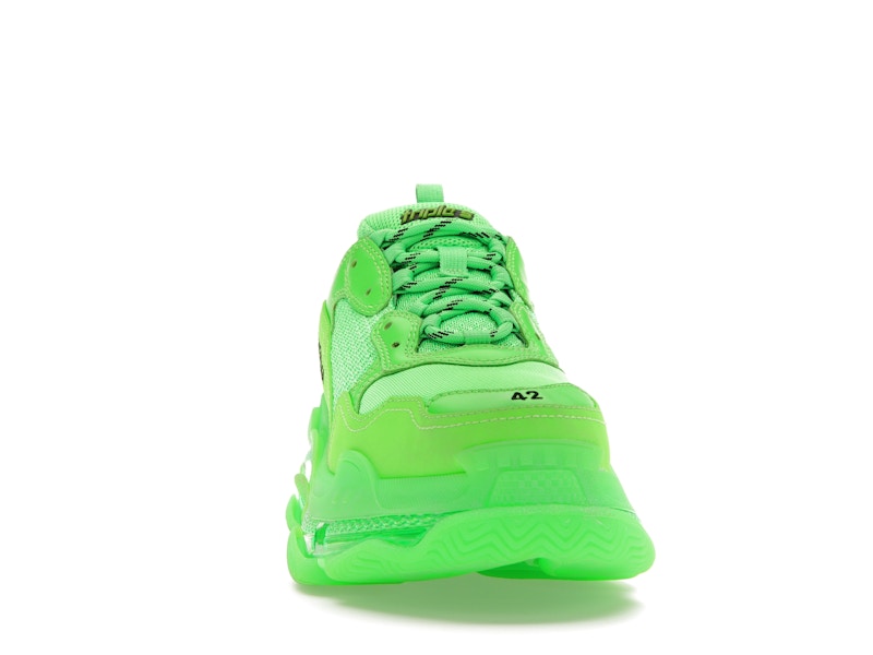 Balenciaga Triple S Neon Green Clear Sole