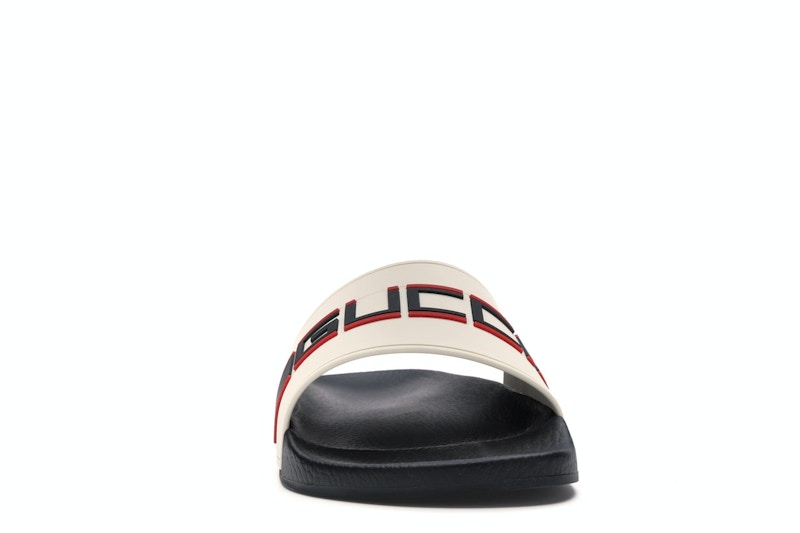 Gucci Stripe Slide White
