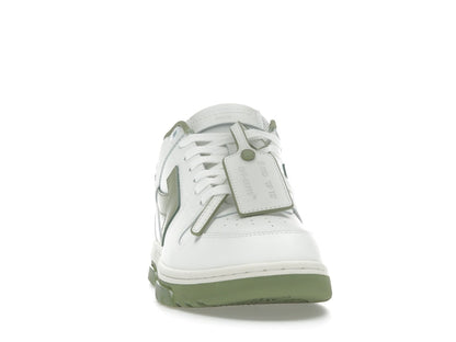 OFF-WHITE Out Of Office OOO Low Tops White Sage