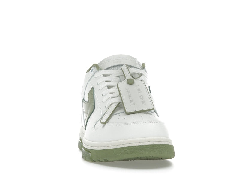 OFF-WHITE Out Of Office OOO Low Tops White Sage