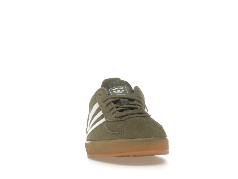 adidas Gazelle Indoor Olive Strata Cloud White Gum
