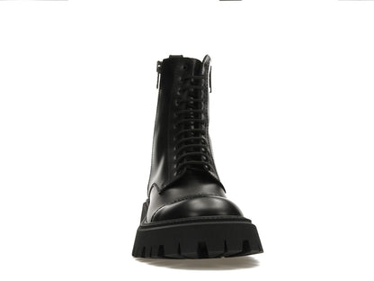 Balenciaga Tractor 20mm Zip Up Boot Black