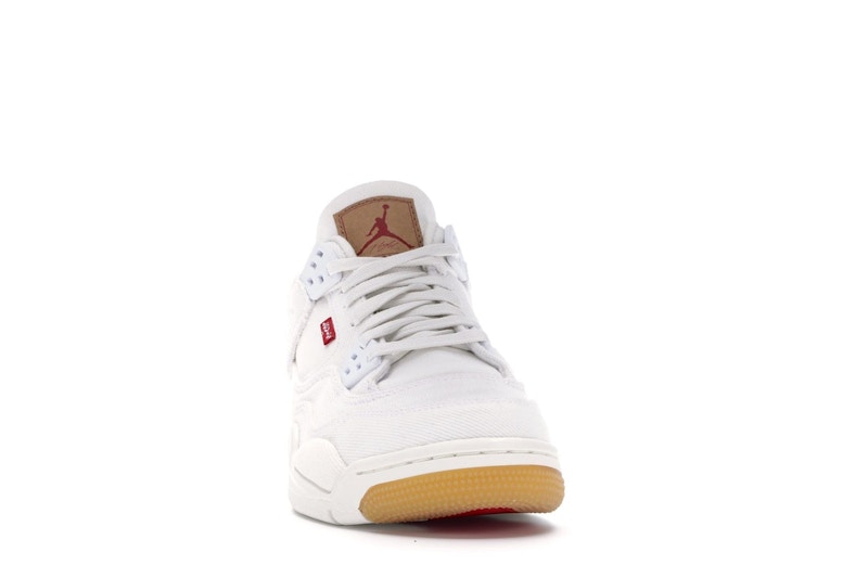 Jordan 4 Retro Levi's White (GS) (Levi's Tag)