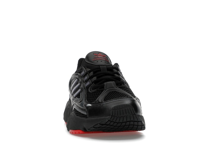 adidas Ozmillen Core Black Grey Better Scarlet