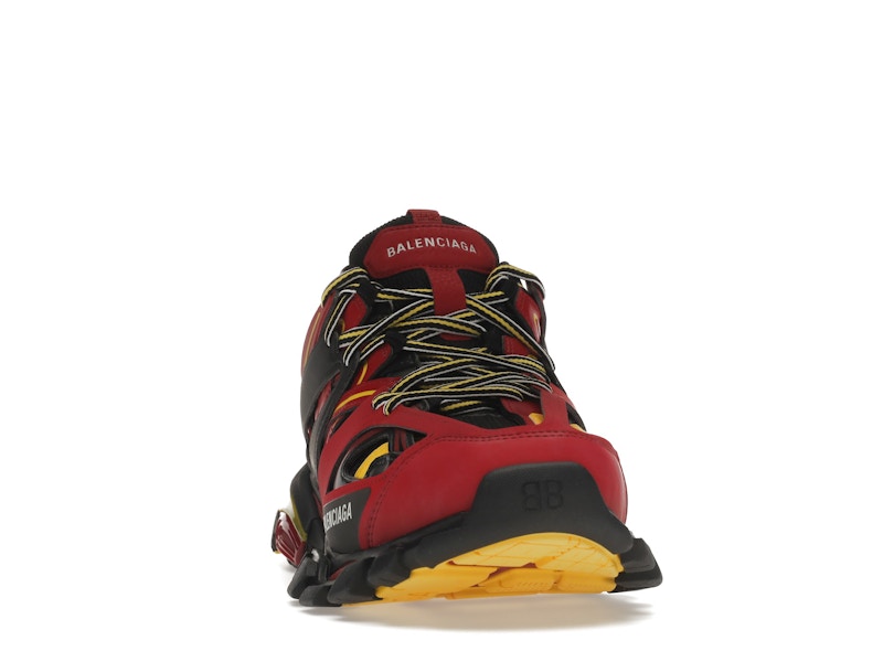 Balenciaga Track Trainers Burgundy Black