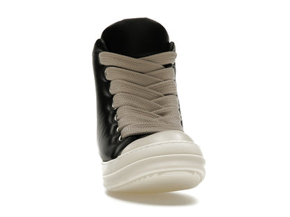 Rick Owens Jumbo Lace Padded Sneaks Black Milk