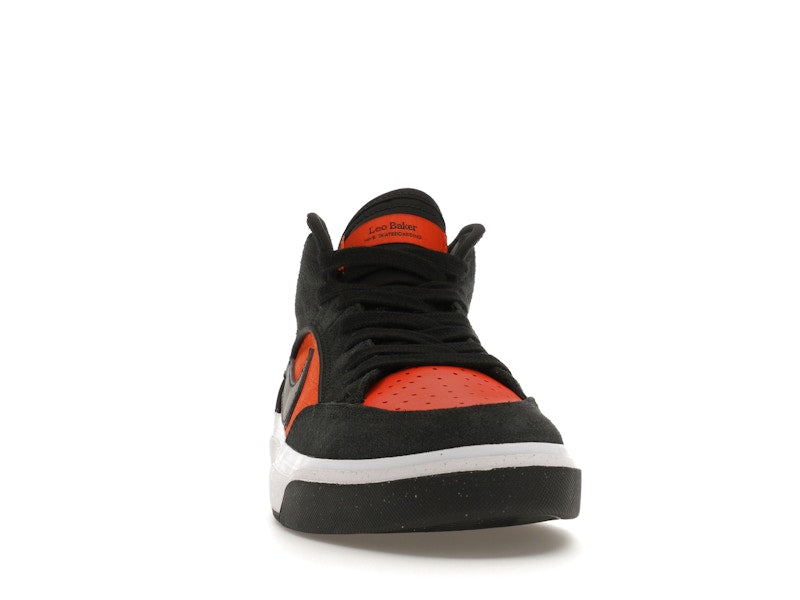Nike SB React Leo Black Electro Orange