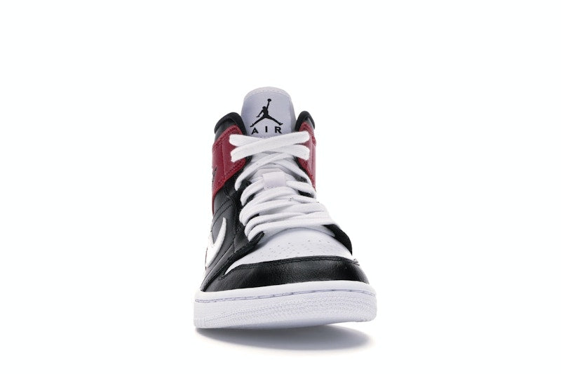 Jordan 1 Mid Black Noble Red (Women's)