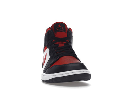 Jordan 1 Mid White Black Red (2022)