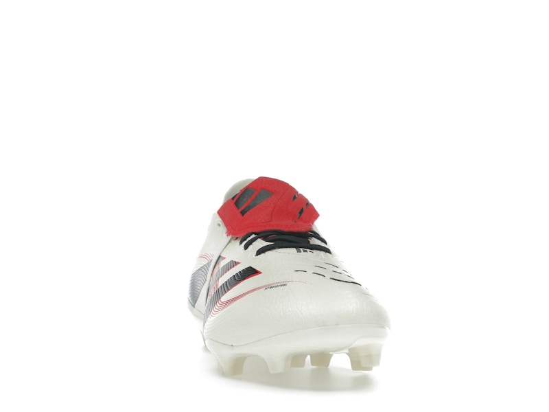 adidas Predator League Fold-Over Tongue FG/MG Off White Core Black Pure Ruby