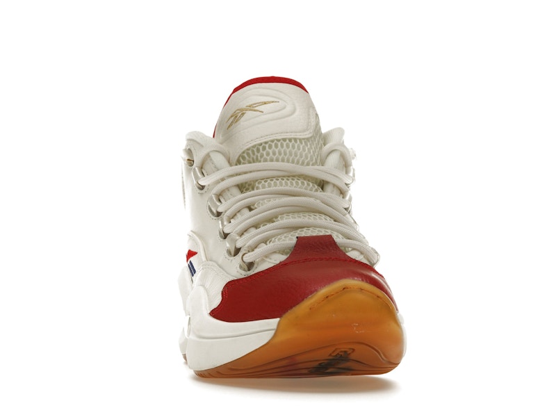 Reebok Question Mid White Red Blue