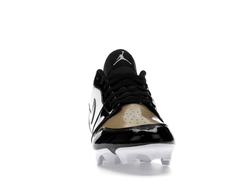 Jordan 1 Low TD Cleat Patent Gold Toe