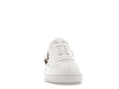 Nike Court Vision Low Leopard Swoosh White (Women's)